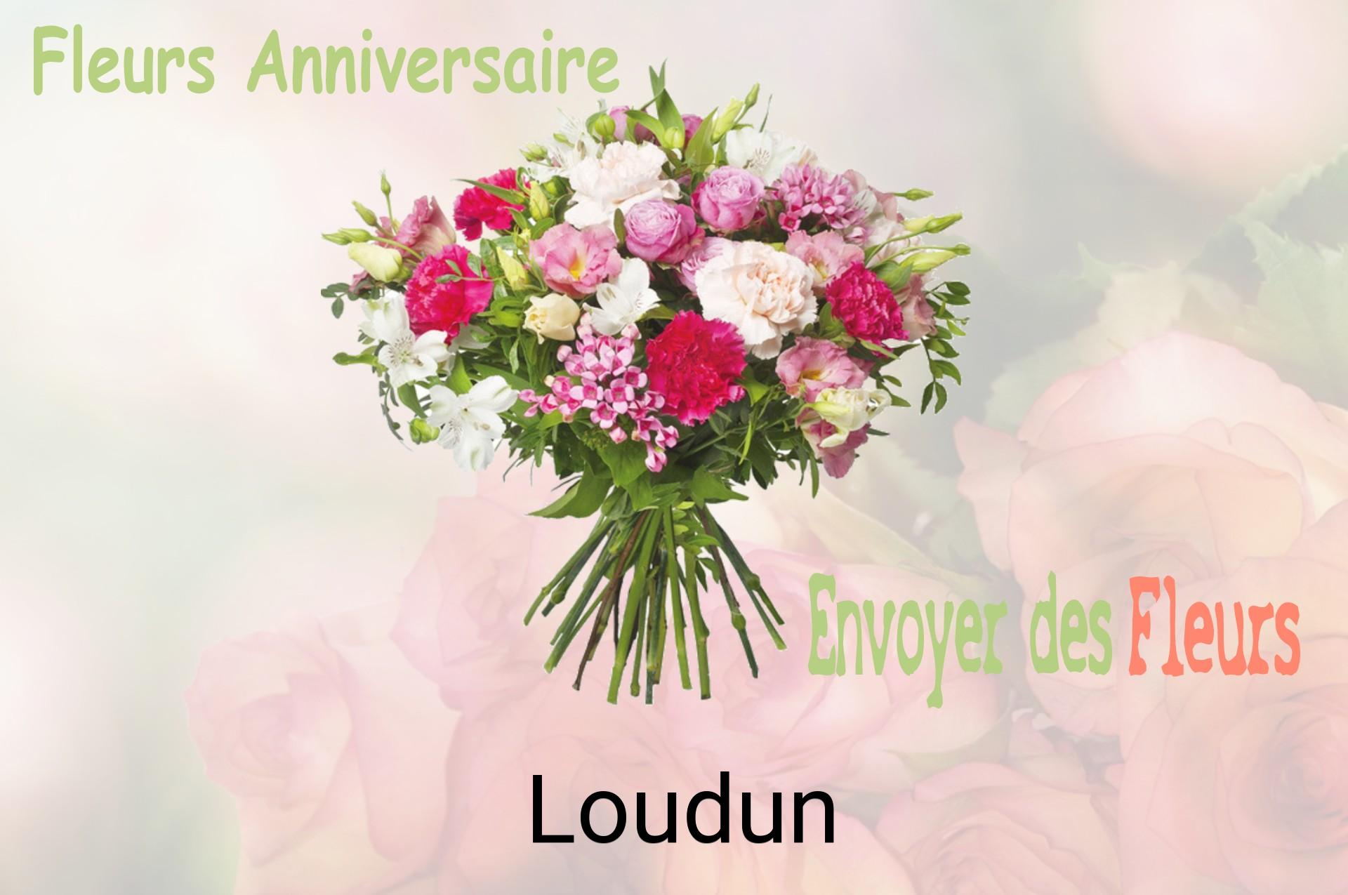 Bouquet de fleurs d’anniversaire livré à Loudun